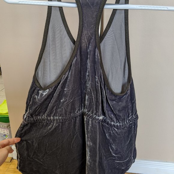 Aritzia velvet tie waist tank top - Picture 2 of 2